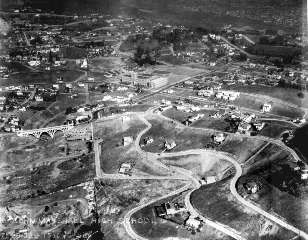 Franklin Hills aerial view, 1932