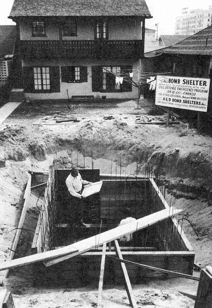 Building a Backyard Bomb Shelter 1951