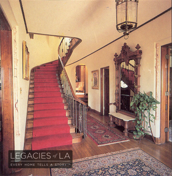 1847 Camino Palmero stairwell and foyer