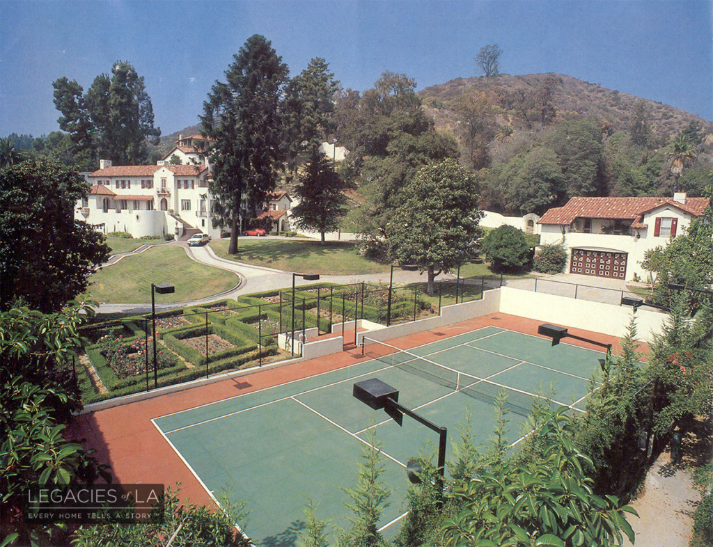 1847 Camino Palmero tennis courts