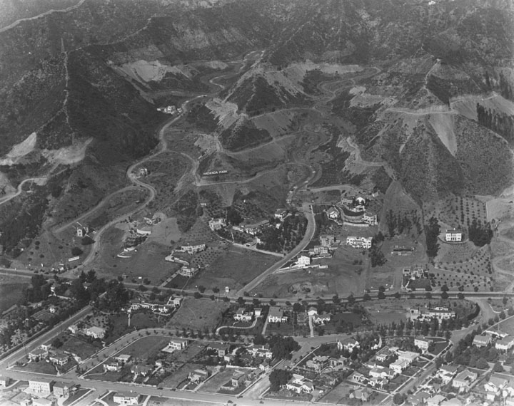 1924 Aerial View of West Hollywood