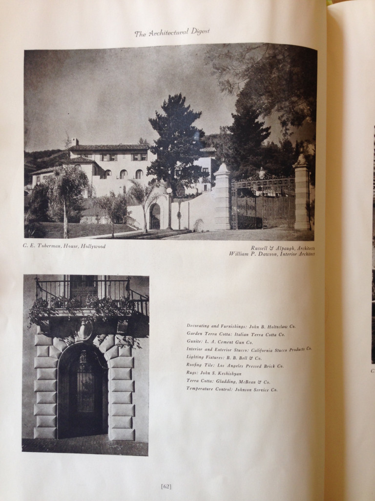 Images of 1847 Camino Palmero exterior in Architectural Digest