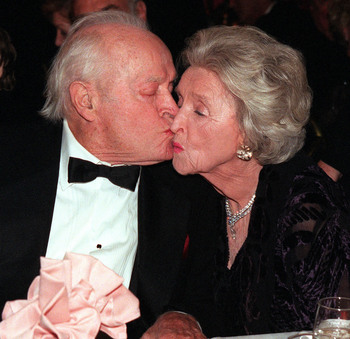 Bob And Dolores Hope Kissing