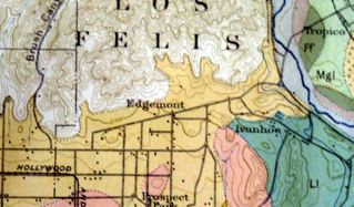 Los Feliz Map 1903