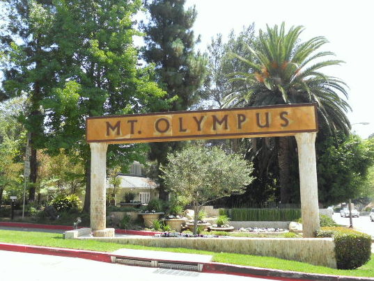 Mt. Olympus sign