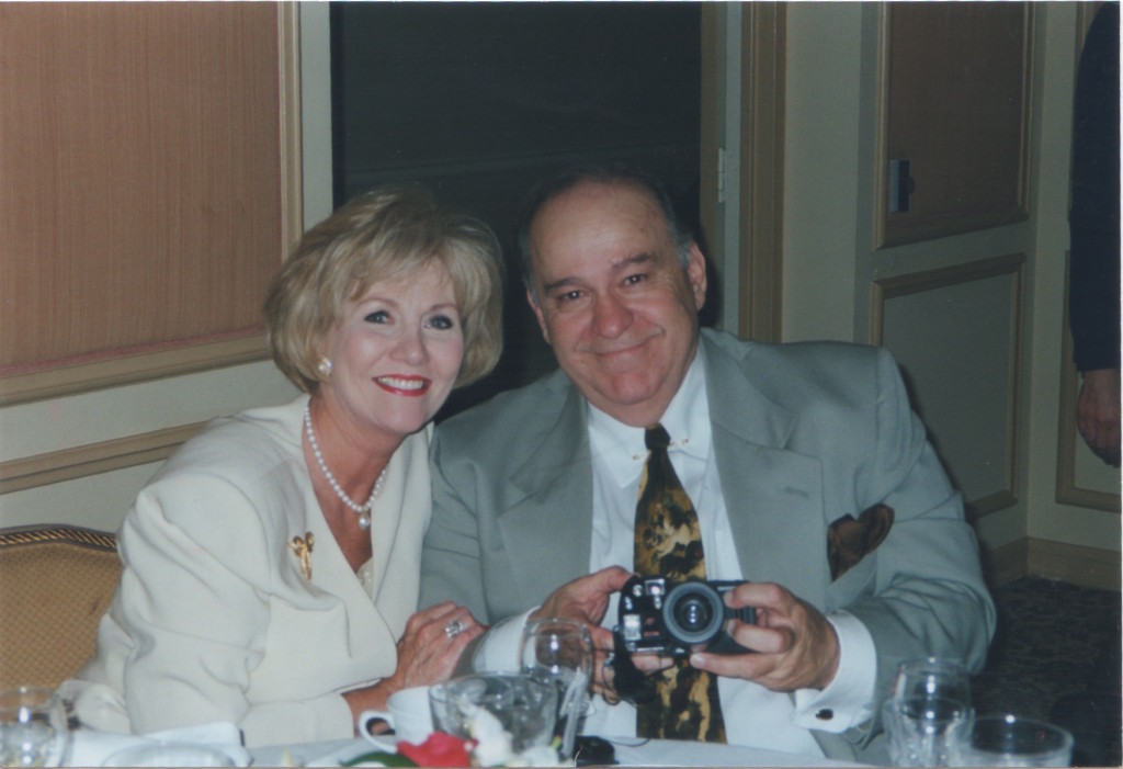 Tony with friend and future executor of his estate, Melinda Earl