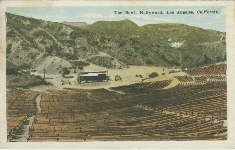 1922 Hollywood Bowl Postcard