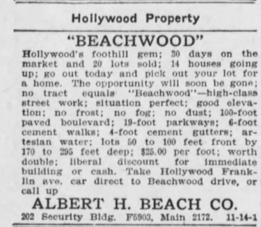 Los Angeles Herald, November 19, 1909