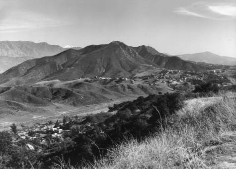 View of Universal City from Cahuenga Pass 1939, courtesy of Dick Whittington Photography Collection at USC Digital Library
