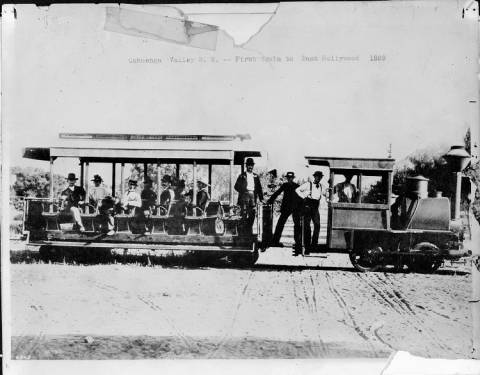Cahuenga Valley Railroad, 1889, Huntington Library Digital Collection
