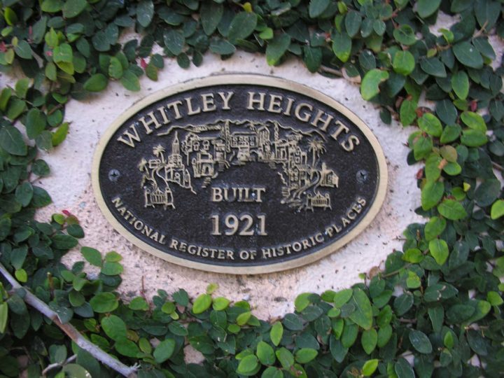 Whitley Heights historical marker