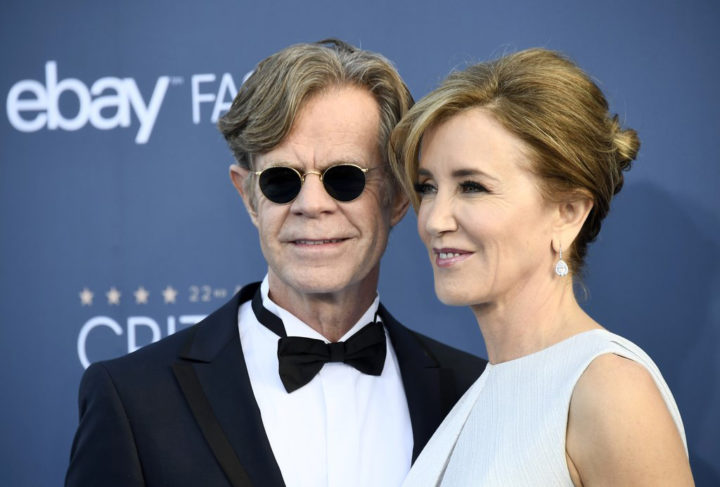 William H Macy and Felicity Huffman